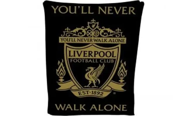 Liverpool Sort Fleece Tæppe