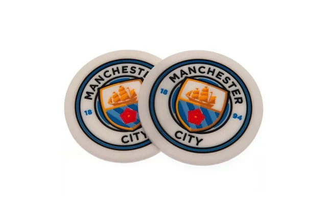 Manchester City Fc Coaster Sæt - 2 Stk