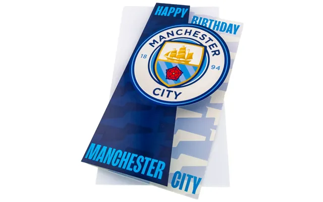 Manchester City Logo Fødselsdagskort