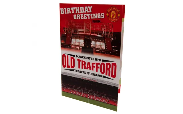 Manchester United Fc Pop-up Fødselsdagskort
