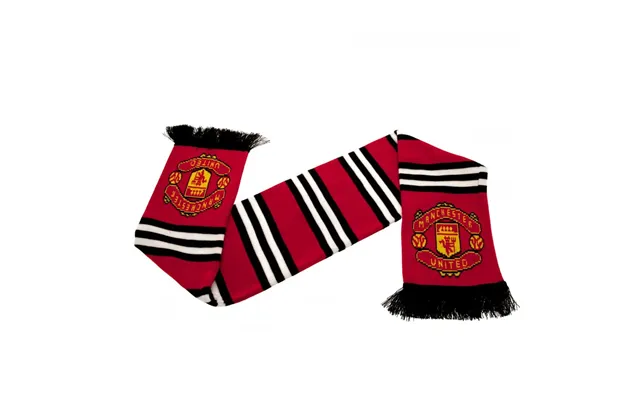 Manchester United Fc Stribet Halstørklæde