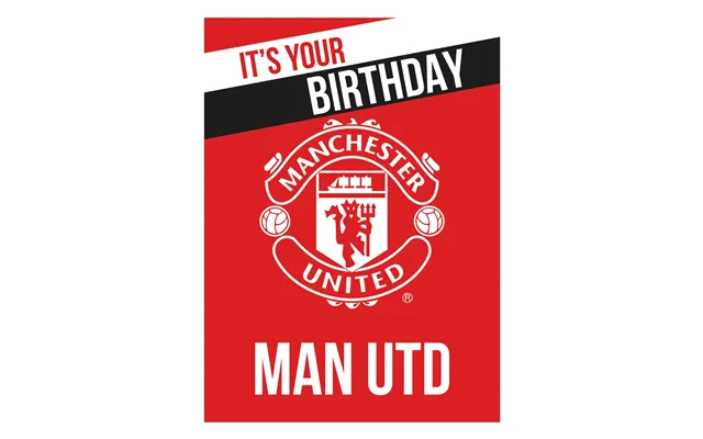 Manchester United Fødseldagskort