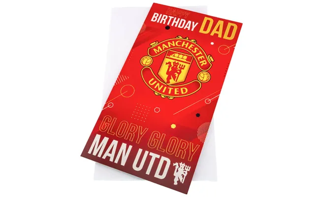 Manchester United Fødselsdagskort Far