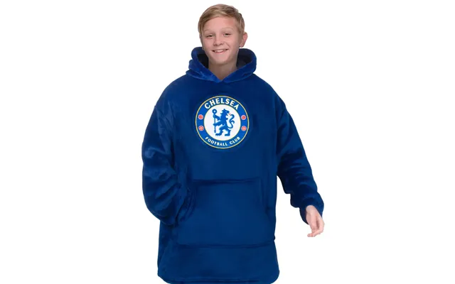 Officiel Chelsea Fc Oversized Hoodie-tæppe Til Børn - 10-14 År