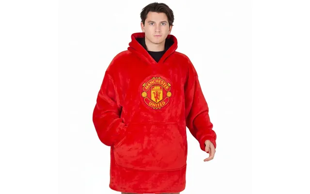 Officiel Manchester United Oversized Hoodie Blanket Voksen - L-3xl