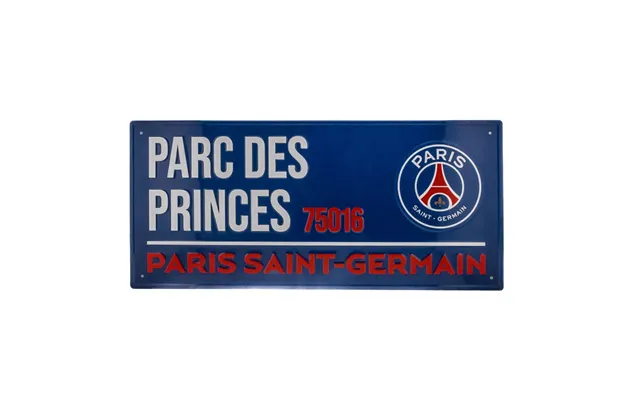 Paris Saint Germain Metalskilt