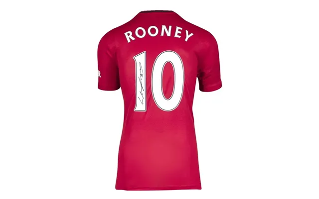Wayne Rooney Autograferet Manchester United Trøje 2019 20