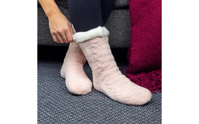 Fodrede Sokker Rosa