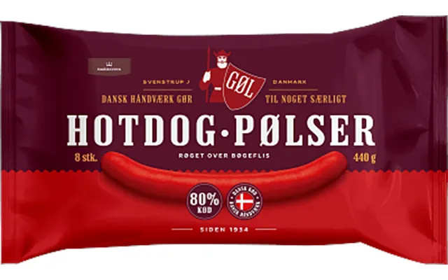 Hotdogpølser Gøl