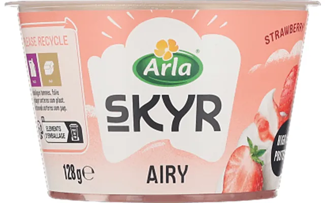 Jordbær Skyr Alra Airy