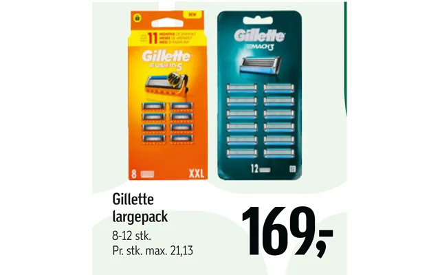 Gillette Largepack