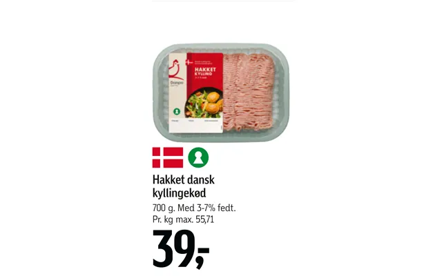 Hakket Dansk Kyllingekød