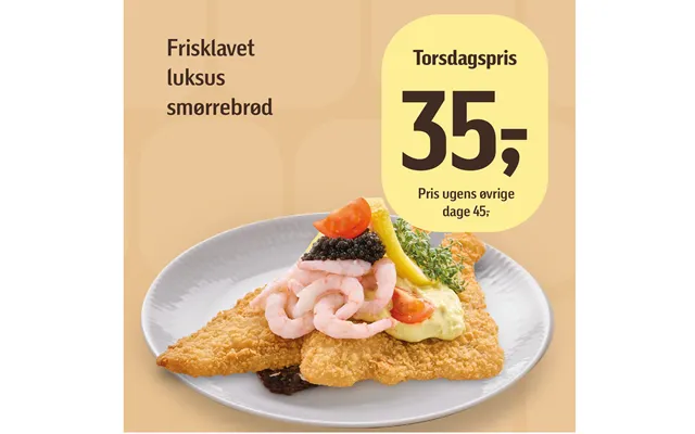 Frisklavet Luksus Smørrebrød