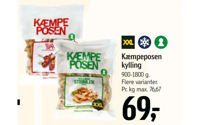 Kæmpeposen Kylling
