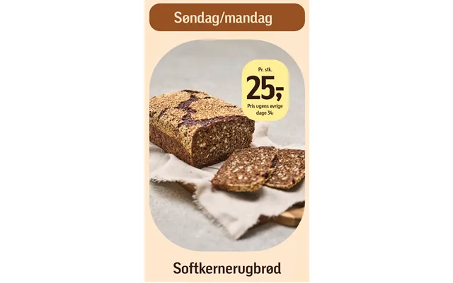 Softkernerugbrød