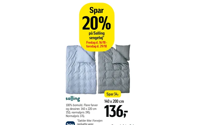 På Salling Sengetøj