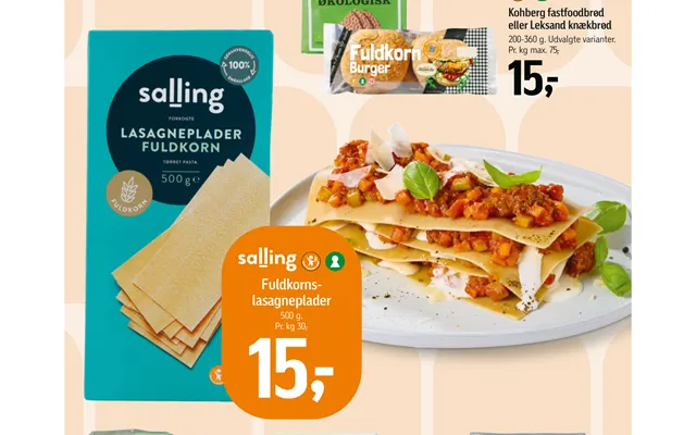 Kohberg Fastfoodbrød Eller Leksand Knækbrød