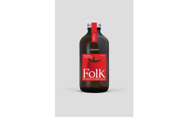 Folk Kombucha Strawberry Seasonal Edition