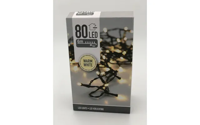 Lyskæde Med 80 Led