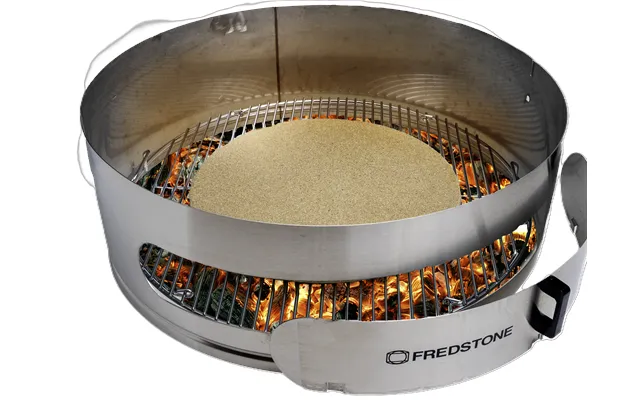 Pizzaindsats Til 57 Cm Kuglegrill. Incl. Pizzaspade Og Fredstone Ø 36 Cm