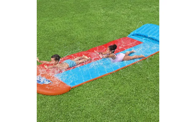 Bestway H2ogo Vandrutsjebane Tsunami Splash Ramp Dobbelt Glidebane