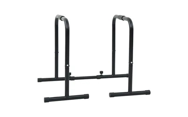 Dip Bar Sort 116 X 66 X 74,5 Cm Pulverlakeret Stål