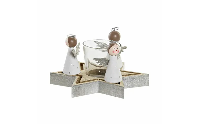 Julelys Holder Dkd Home Decor Krystal Træ 17 X 17 X 9 Cm