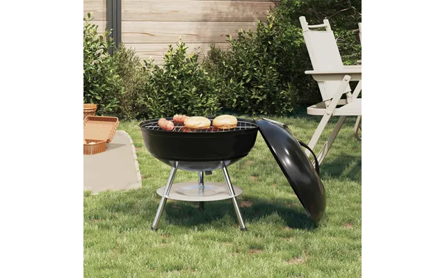 Kulgrill 36,5 X 36,5 X 40 Cm Legeret Stål Og Forkromet Stål