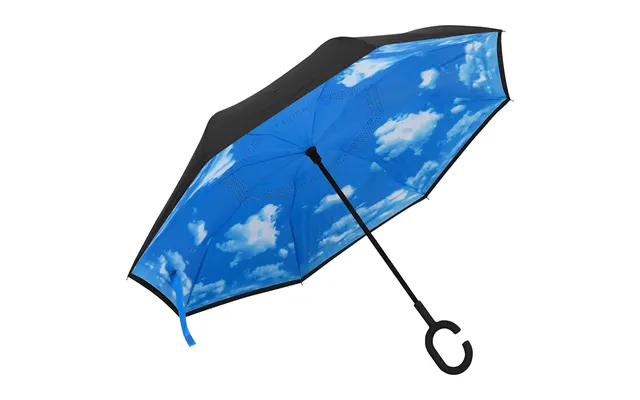 Paraply 108 Cm C-håndtag Sort