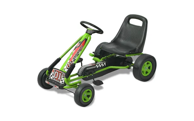Pedal-gokart Med Justerbart Sæde Grøn