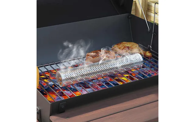 Tøndegrill Med 2 Madlavningsriste 3 Stk. 80 X 73 X 90 Cm Metal