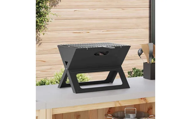 Udendørs Grill 46 X 31 X 31 Cm Stål Sort