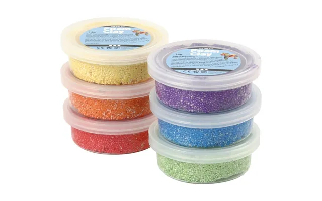 Foam Clay 6x14 G Metalic Stærkefarver