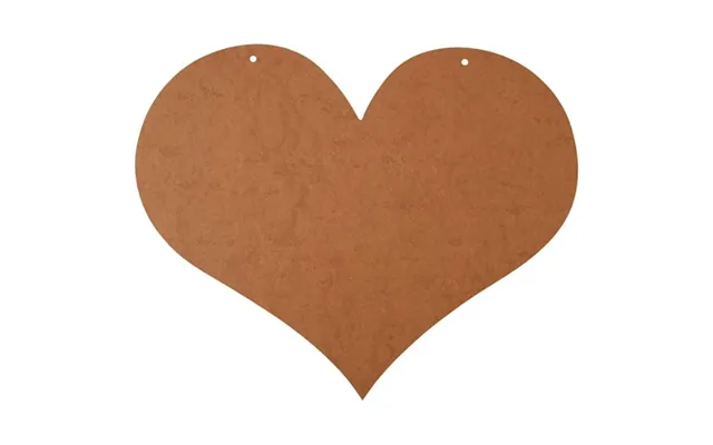 Hjerte Mdf Plade 50 X 40 Cm