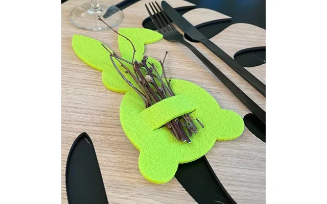 Påskehare Bestikholder Filt
