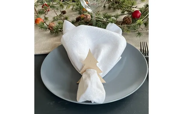 Servietringe Juletræ 4 Stk Varianter