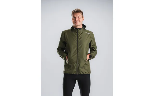 Mens Tempo Two Run Jacket - Green
