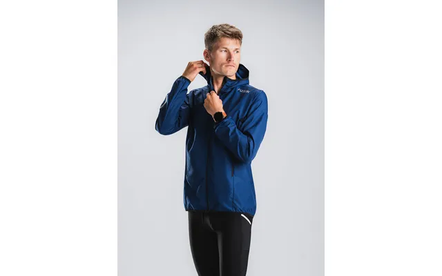 Mens Tempo Two Run Jacket - Night Blue