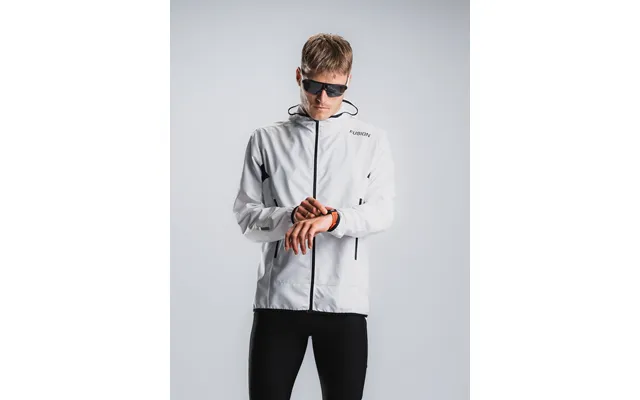 Mens Tempo Two Run Jacket - White