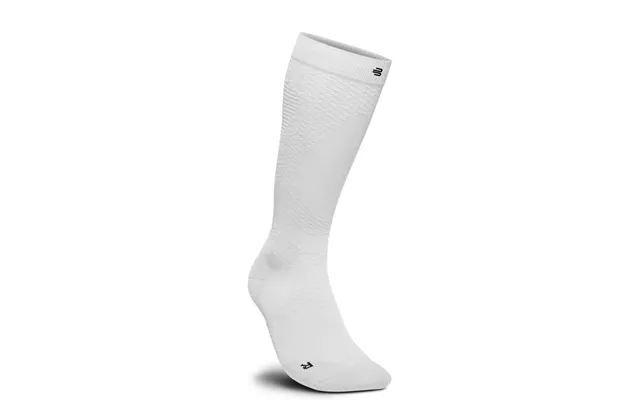 Bauerfeind Run Ultralight Compression Sock - High Cut, Hvid