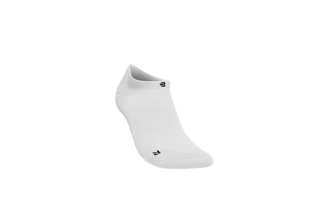 Bauerfeind Run Ultralight Compression Sock - Low Cut, Hvid