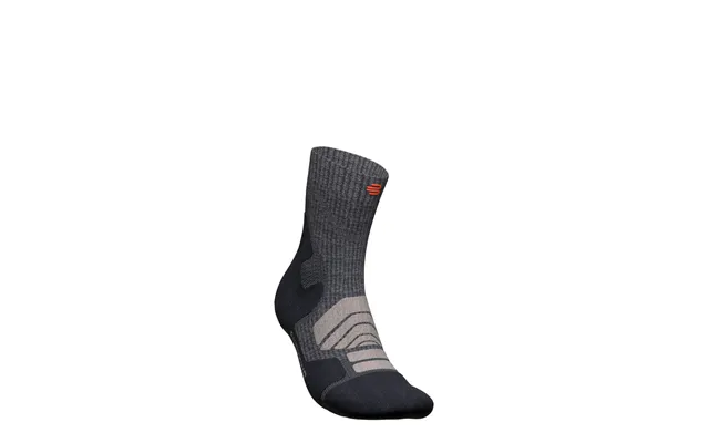 Outdoor Merino Compression Socks - Mid Cut, Lava Grey