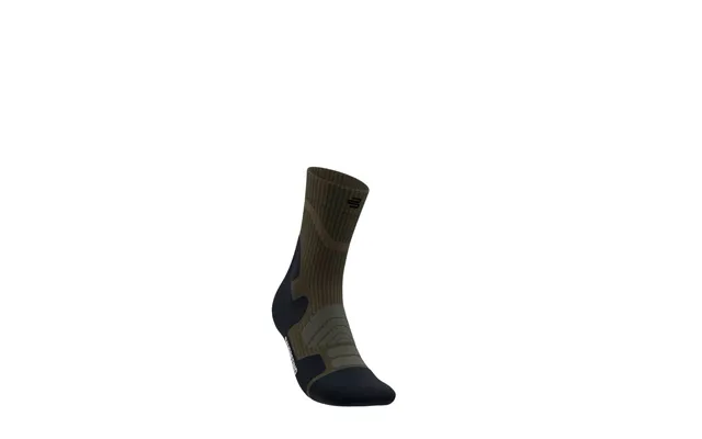 Outdoor Merino Compression Socks - Mid Cut, Moss Green
