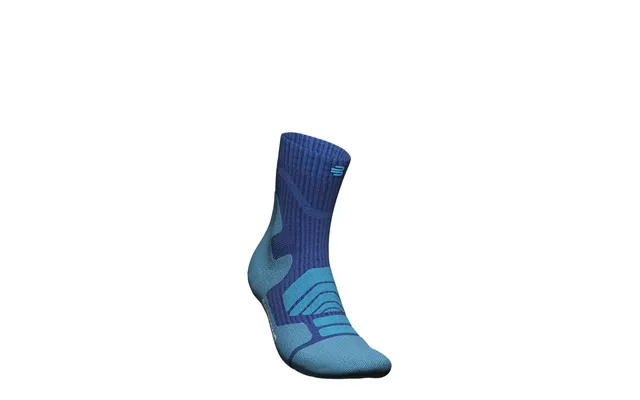 Outdoor Merino Compression Socks - Mid Cut, Ocean Blue