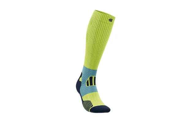 Trail Run Compression Sock - High Cut, Bright Lemon
