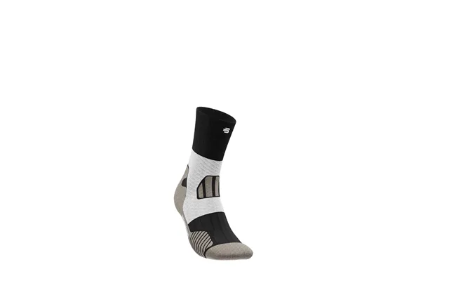 Trail Run Compression Sock - Mid Cut, Carbon Black