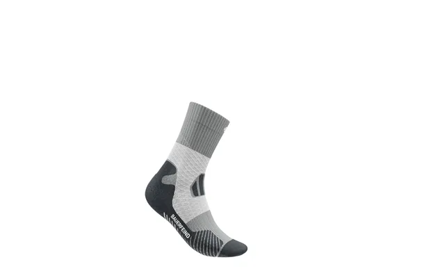 Trail Run Compression Sock - Mid Cut, Graphite Grey
