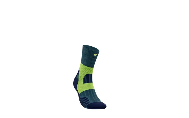 Trail Run Compression Sock - Mid Cut, Midnight Teal