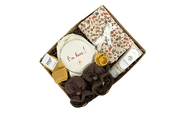 Barselsgave Baby-kit I Brun