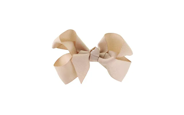 Hårsløjfe 8 Cm , Beige - By Stær